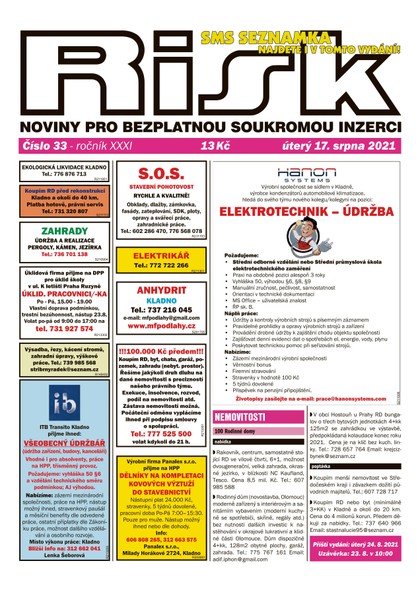 E-magazín Risk 33/2021 - Risk