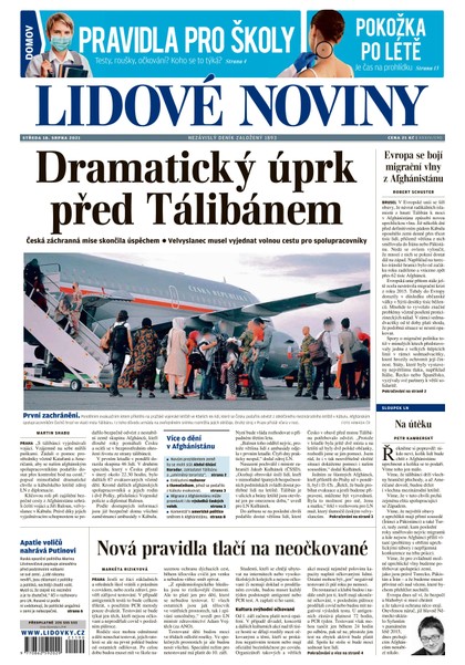 E-magazín LN - 18.8.2021 - MAFRA, a.s.