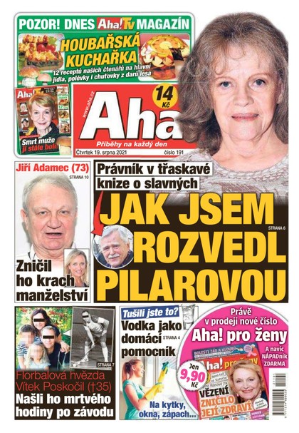 E-magazín AHA! - 19.8.2021 - CZECH NEWS CENTER a. s.