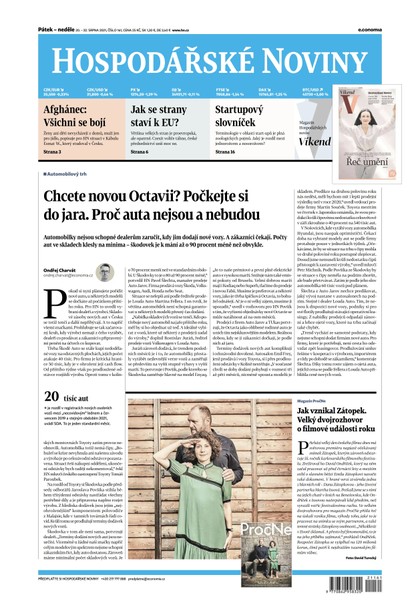 E-magazín HN 161 - 20.08.2021 - Economia, a.s.