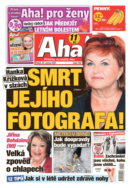 E-magazín AHA! - 20.8.2021 - CZECH NEWS CENTER a. s.