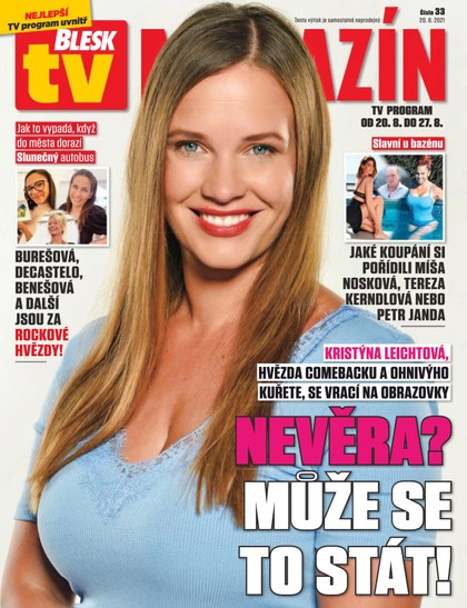 E-magazín Příloha Blesk Tv - 20.8.2021 - CZECH NEWS CENTER a. s.