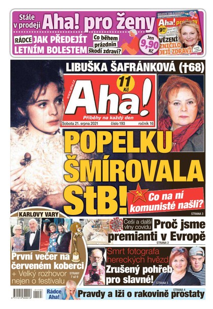 E-magazín AHA! - 21.8.2021 - CZECH NEWS CENTER a. s.