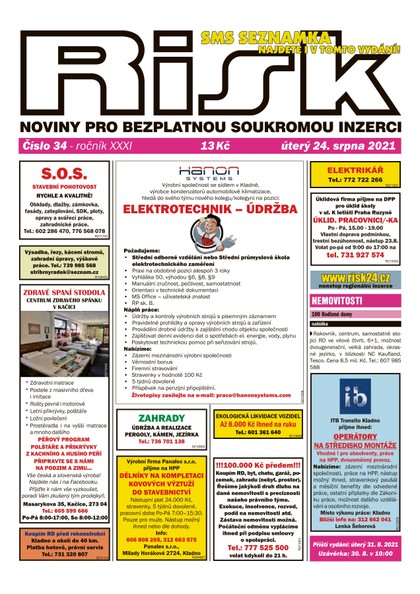 E-magazín Risk 34/2021 - Risk