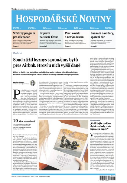 E-magazín HN 163 - 24.08.2021 - Economia, a.s.