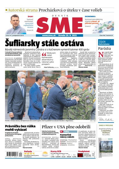 E-magazín SME 25-8-2021 - Petit Press, a.s. 