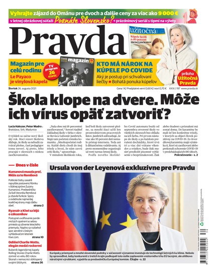 E-magazín Denník Pravda 26. 8. 2021 - OUR MEDIA SR a. s.