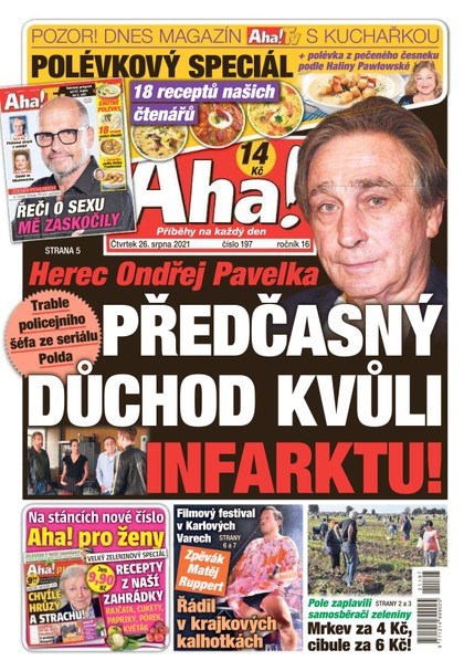 E-magazín AHA! - 26.8.2021 - CZECH NEWS CENTER a. s.