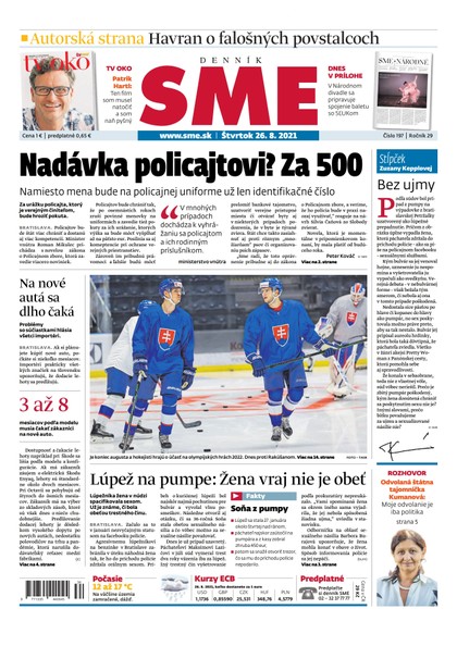 E-magazín SME 26-8-2021 - Petit Press, a.s. 