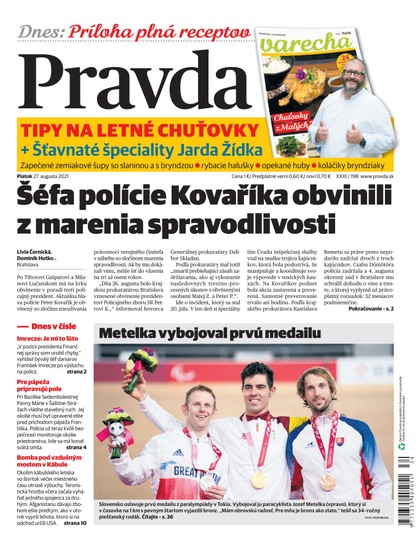 E-magazín Dennik Pravda 27. 8. 2021 - OUR MEDIA SR a. s.