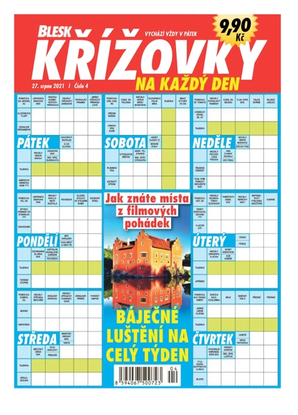 E-magazín Blesk Křížovky na každý den - 04/2021 - CZECH NEWS CENTER a. s.