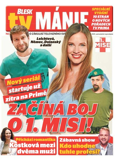 E-magazín Blesk Tv manie - 28.8.2021 - CZECH NEWS CENTER a. s.