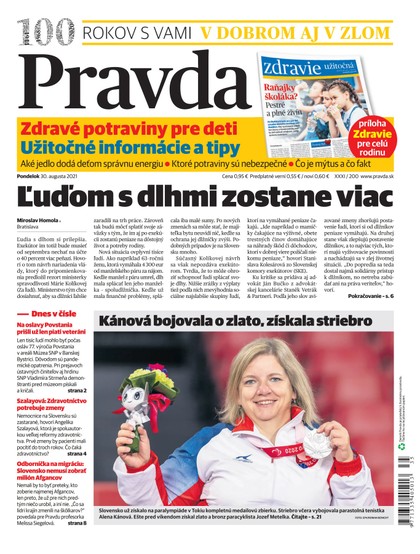 E-magazín Denník Pravda 30. 8. 2021 - OUR MEDIA SR a. s.