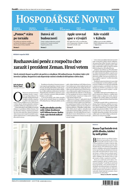 E-magazín HN 167 - 30.8.2021 - Economia, a.s.