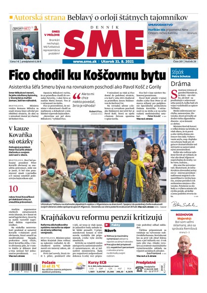 E-magazín SME 31-8-2021 - Petit Press, a.s. 