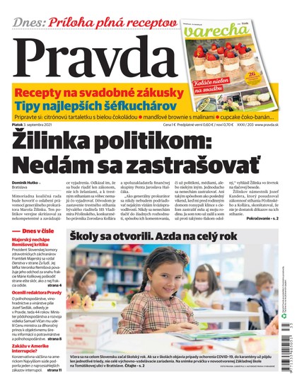 E-magazín Denník Pravda 3. 9. 2021 - OUR MEDIA SR a. s.