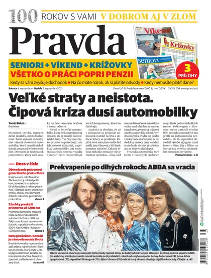 E-magazín Denník Pravda 4. 9. 2021 - OUR MEDIA SR a. s.