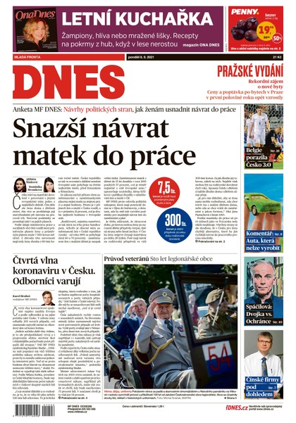 E-magazín MF DNES - 6.9.2021 - MAFRA, a.s.
