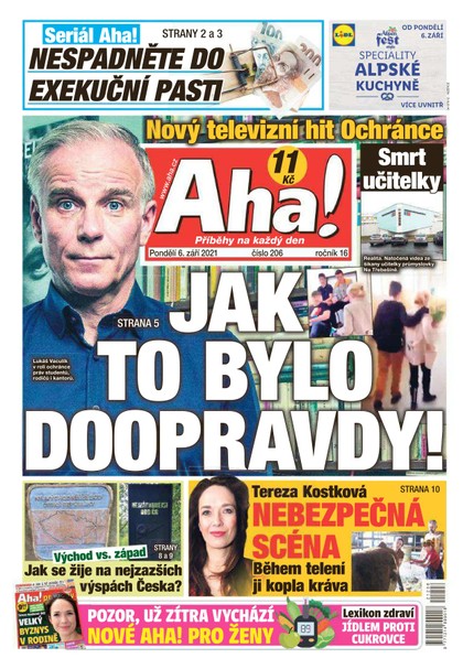 E-magazín AHA! - 6.9.2021 - CZECH NEWS CENTER a. s.
