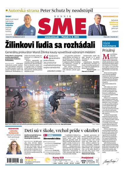 E-magazín SME 3-9-2021 - Petit Press, a.s. 