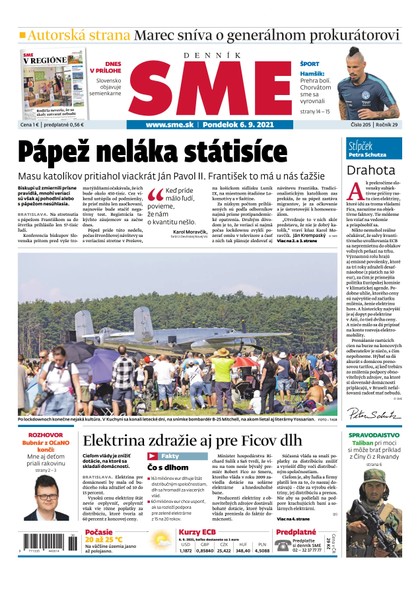 E-magazín SME 6-9-2021 - Petit Press, a.s. 