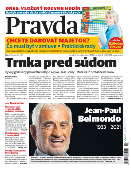 E-magazín Denník Pravda 7. 9. 2021 - OUR MEDIA SR a. s.