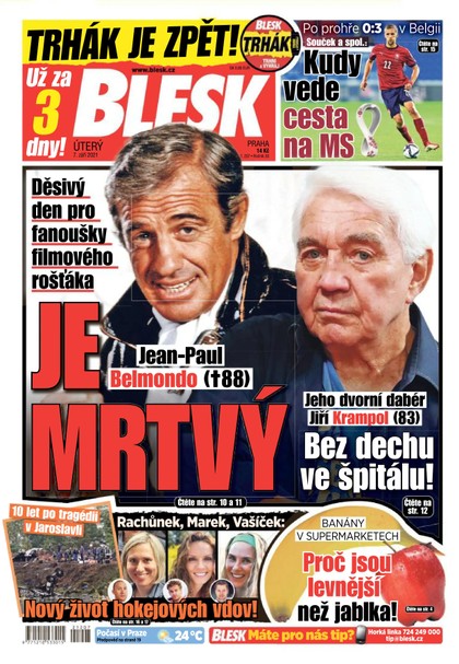 E-magazín Blesk - 7.9.2021 - CZECH NEWS CENTER a. s.