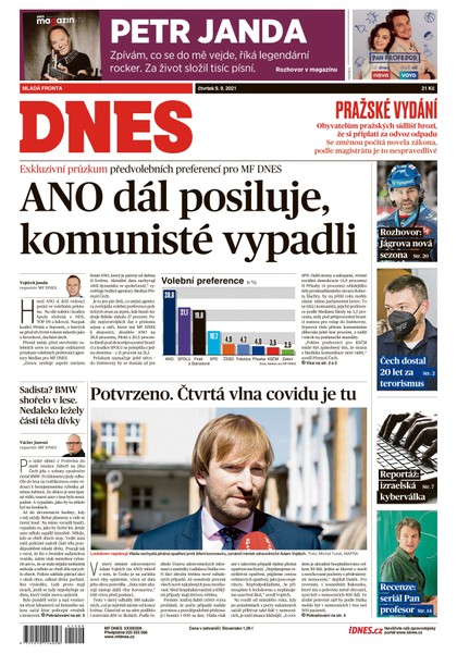 E-magazín MF DNES - 9.9.2021 - MAFRA, a.s.
