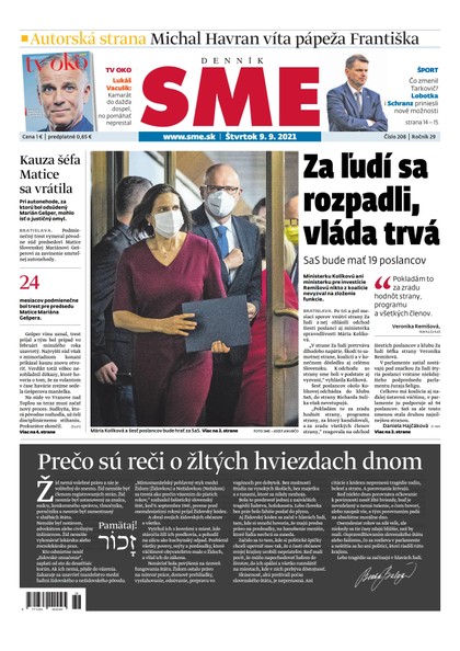 E-magazín SME 9-9-2021 - Petit Press, a.s. 