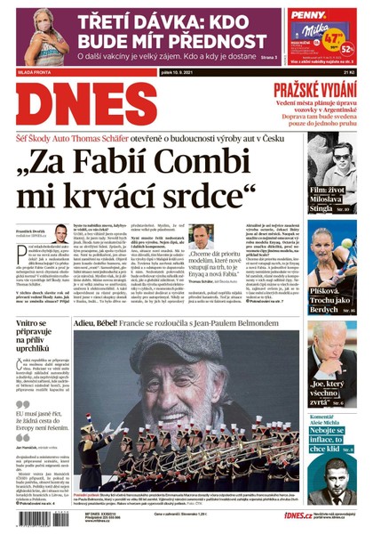 E-magazín MF DNES - 10.9.2021 - MAFRA, a.s.