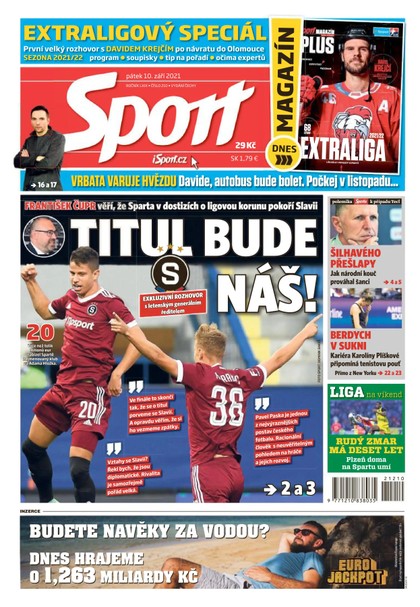 E-magazín Sport - 10.9.2021 - CZECH NEWS CENTER a. s.