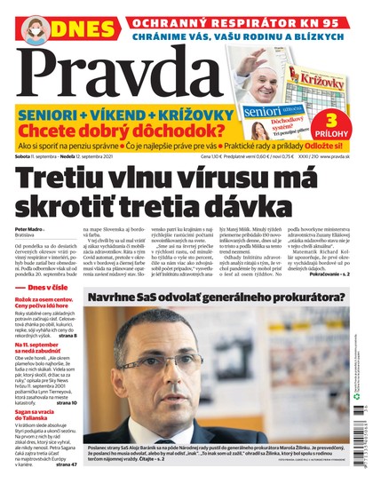 E-magazín Denník Pravda 11. 9. 2021 - OUR MEDIA SR a. s.