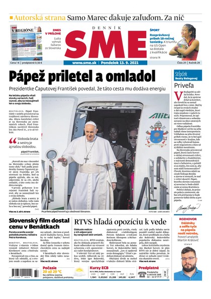 E-magazín SME 19-9-2021 - Petit Press, a.s. 