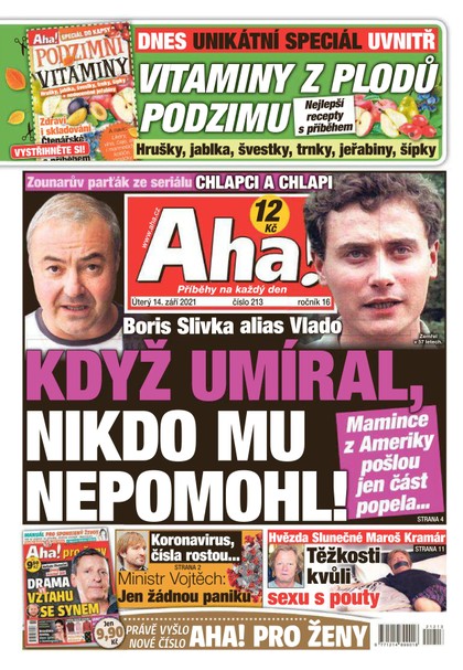 E-magazín AHA! - 14.9.2021 - CZECH NEWS CENTER a. s.