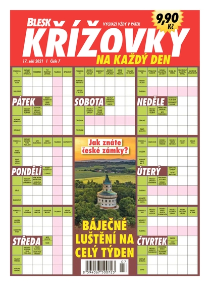 E-magazín Blesk Křížovky na každý den - 07/2021 - CZECH NEWS CENTER a. s.