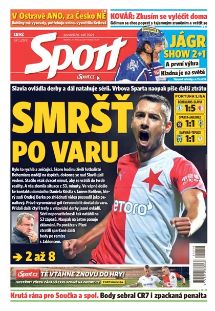 E-magazín Sport - 20.9.2021 - CZECH NEWS CENTER a. s.