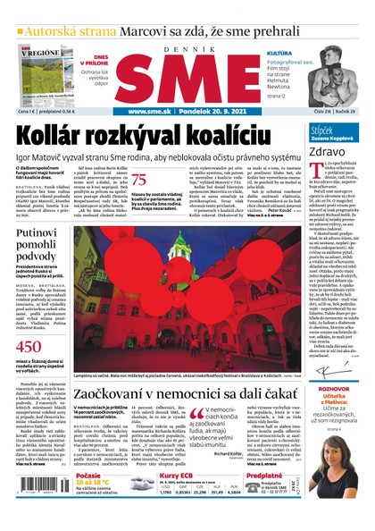 E-magazín SME 20-9-2021 - Petit Press, a.s. 