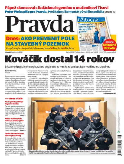 E-magazín Denník Pravda 21. 9. 2021 - OUR MEDIA SR a. s.