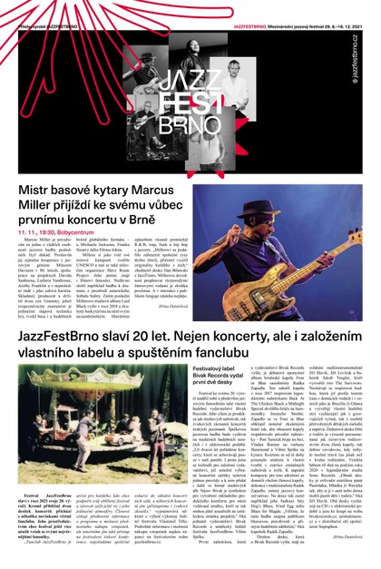 E-magazín HN 184 - 22.09.2021 JazzFestBrno - Economia, a.s.