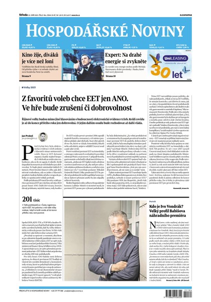 E-magazín HN 184 - 22.09.2021 - Economia, a.s.