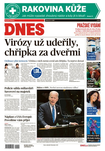 E-magazín MF DNES - 22.9.2021 - MAFRA, a.s.