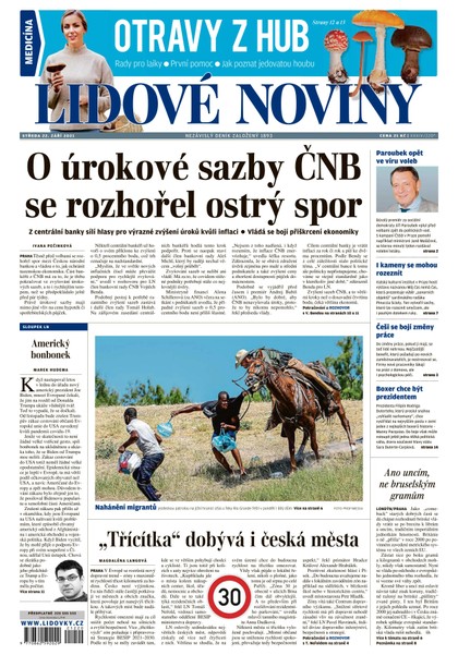 E-magazín LN - 22.9.2021 - MAFRA, a.s.