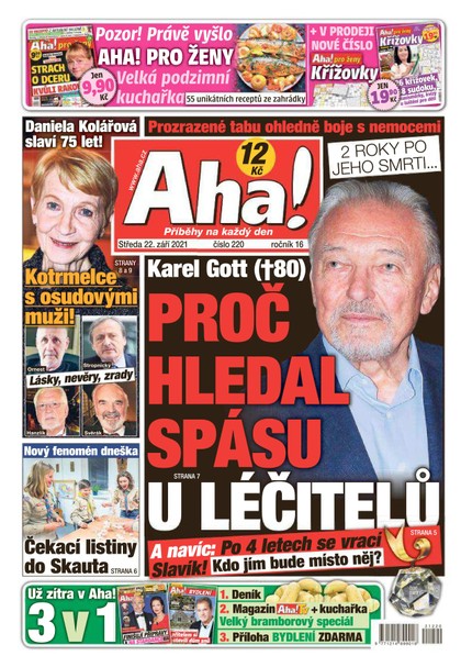 E-magazín AHA! - 22.9.2021 - CZECH NEWS CENTER a. s.
