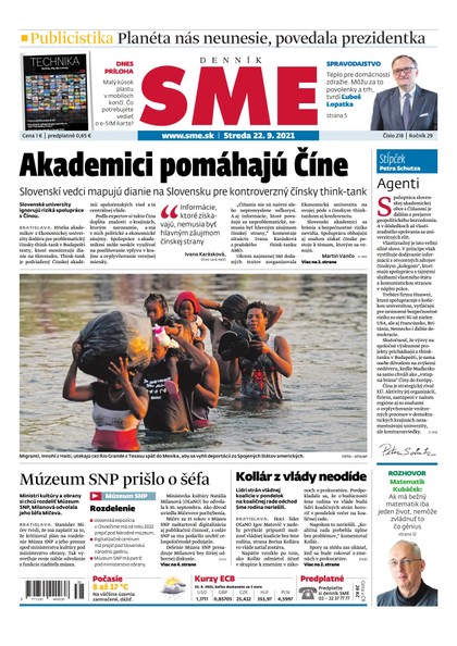 E-magazín SME 22-9-2021 - Petit Press, a.s. 