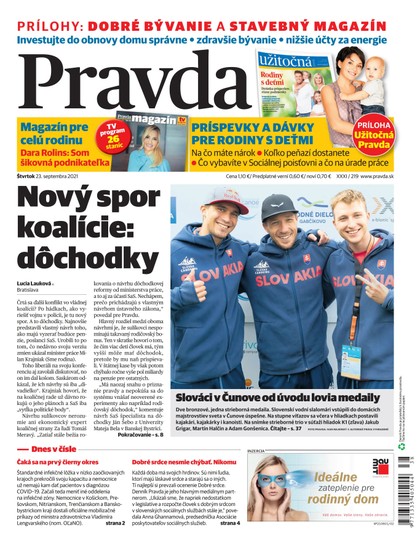 E-magazín Denník Pravda 23. 9. 2021 - OUR MEDIA SR a. s.