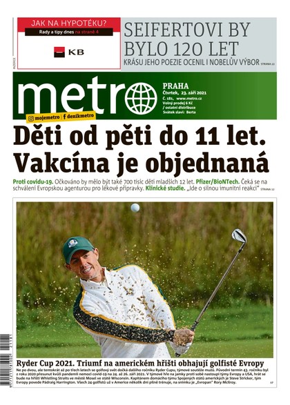 E-magazín METRO - 23.9.2021 - MAFRA, a.s.