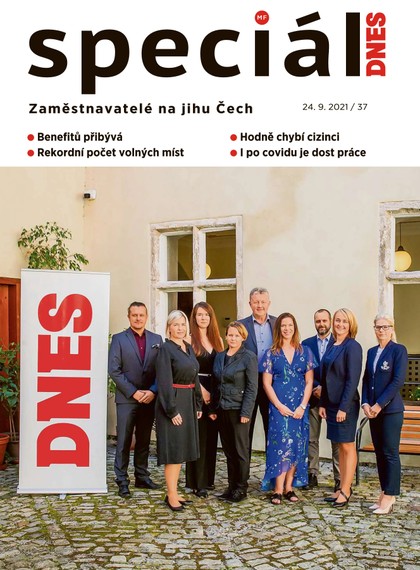 E-magazín Magazín DNES Speciál Jižní Čechy - 24.09.2021 - MAFRA, a.s.