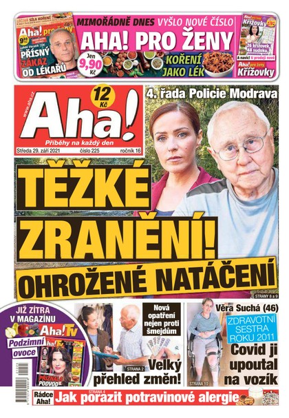 E-magazín AHA! - 29.9.2021 - CZECH NEWS CENTER a. s.