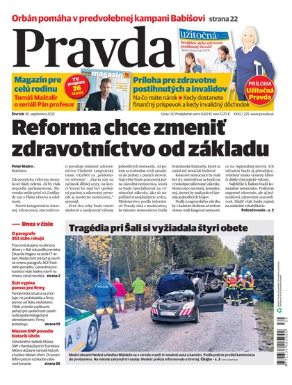 E-magazín Denník Pravda 30. 9. 2021 - OUR MEDIA SR a. s.