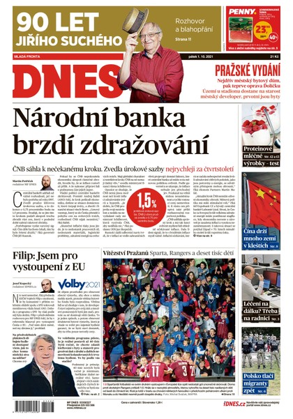 E-magazín MF DNES - 1.10.2021 - MAFRA, a.s.
